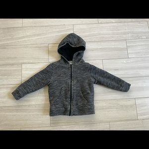 Old navy Sherpa lined zip up sweater, size XS (5)